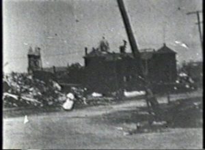 Galveston Hurricane of 1900 - Panorama of Galveston Power House
